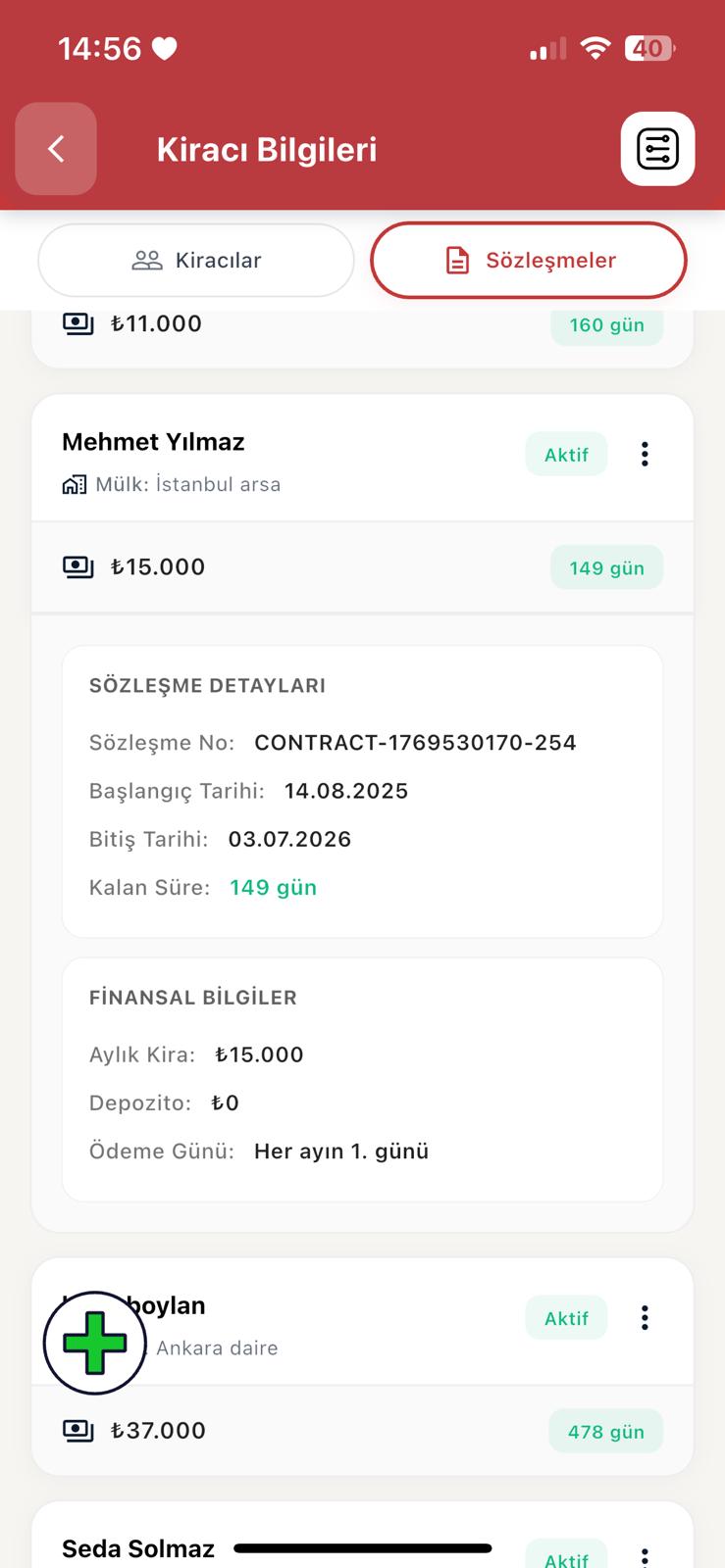 Mobil Uygulama - Ekran 1